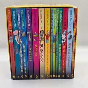 Roald Dahl Collection 15 Book Box Set Quentin Blake Childrens Stories